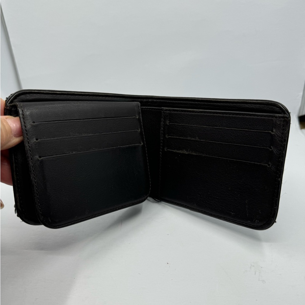 Louis Vuitton Noir Canvas Compact Black Wallet 25388 - Picture 3 of 6